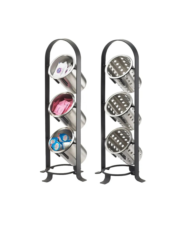 Giá Trưng Bày Ống Đựng Dao Muỗng Nĩa Cal-Mil 1583-13 3 Tầng 22.2 x 21.6 x 53.3 cm Màu Đen