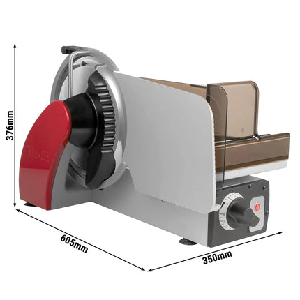Graef | Concept 25 - Professional all-purpose slicer - Blade: Ø 250mm - Cutting length: 250mm - Red
