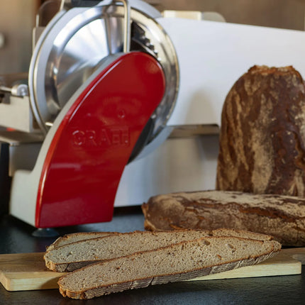 Graef | Concept 25 - Professional all-purpose slicer - Blade: Ø 250mm - Cutting length: 250mm - Red