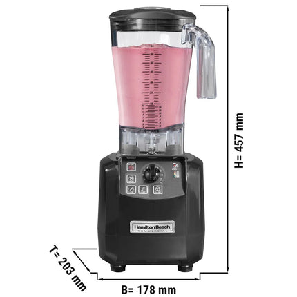 Hamilton Beach Commercial HAMILTON BEACH | Commercial Bar Blender HBH650 Tempest 1.8L 880W – Wave Action - 2 speeds & timer