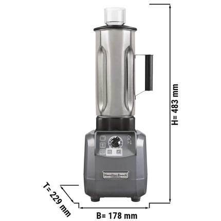Hamilton Beach Commercial HAMILTON BEACH EXPEDITOR HBF600S - commercial food blender - 1.8 litres - 750 W - stainless steel container