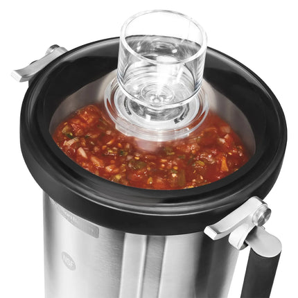 Hamilton Beach Commercial HAMILTON BEACH | Stainless Steel Blender Jug – 4 L – For FMHBC11S – With Clear Removable Lid, Measuring Cup & Blade
