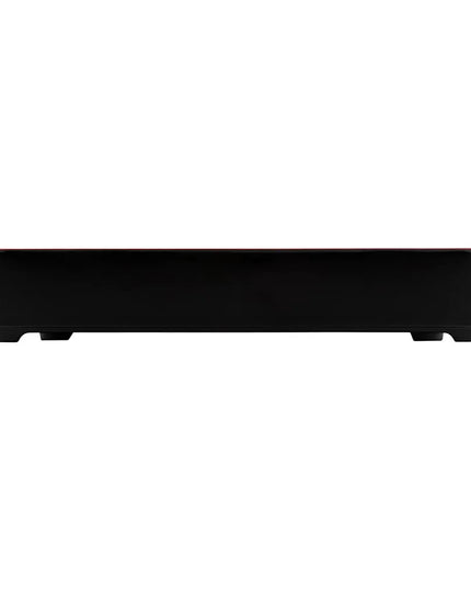 Hộp Cơm Bento Elite Global Solutions JW11852T-BR Karma 27.3 x 21.3 cm - Melamine, Đen/Đỏ
