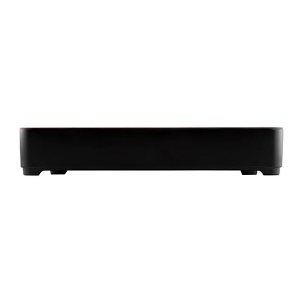 Hộp Cơm Bento Elite Global Solutions JW11852T-BR Karma 27.3 x 21.3 cm - Melamine, Đen/Đỏ