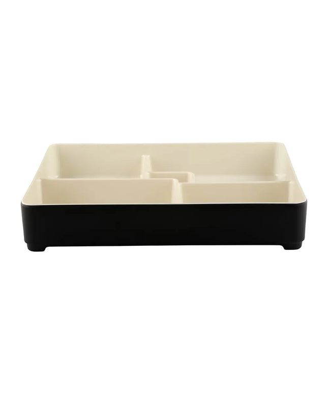 Hộp Cơm Bento Elite Global Solutions JW11852T-ES Karma 27.3 x 21.3 cm - Melamine, Ebony/Sand