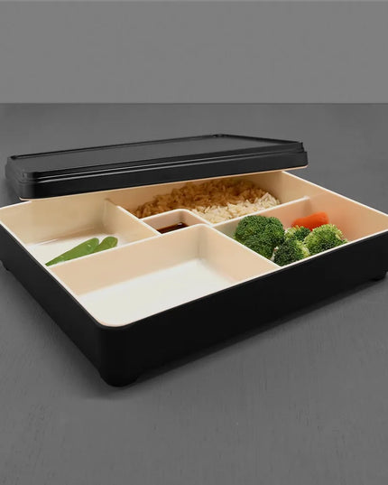 Hộp Cơm Bento Elite Global Solutions JW11852T-ES Karma 27.3 x 21.3 cm - Melamine, Ebony/Sand