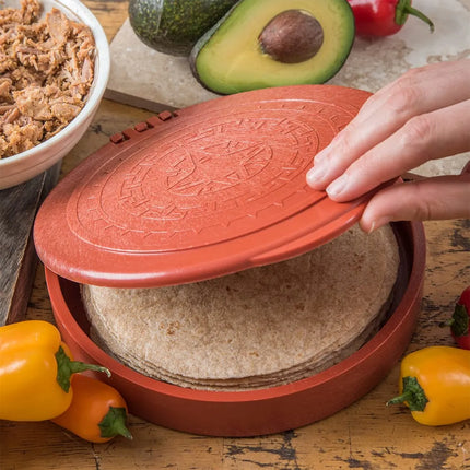Hộp Đựng Bánh Tortilla Carlisle 071029 Nắp Đậy Terra Cotta 17.8 cm