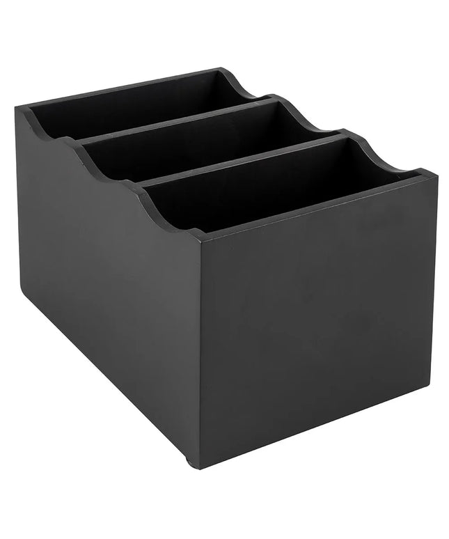 Hộp Đựng Dao Muỗng Nĩa 3 Ngăn Cal-Mil 1244-96, Tre Midnight Bamboo