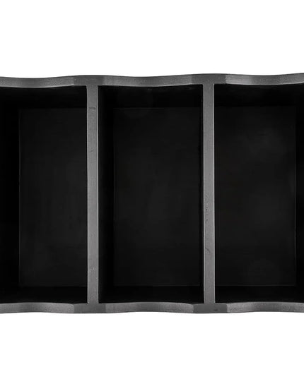 Hộp Đựng Dao Muỗng Nĩa 3 Ngăn Cal-Mil 1244-96, Tre Midnight Bamboo