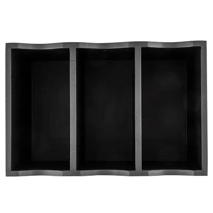 Hộp Đựng Dao Muỗng Nĩa 3 Ngăn Cal-Mil 1244-96, Tre Midnight Bamboo