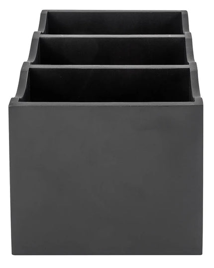 Hộp Đựng Dao Muỗng Nĩa 3 Ngăn Cal-Mil 1244-96, Tre Midnight Bamboo