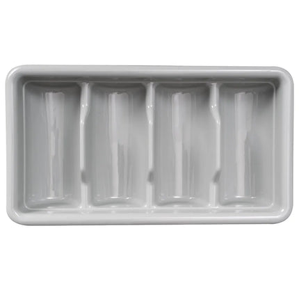 Hộp Đựng Dao Muỗng Nĩa 4 Ngăn Cambro 1120CBP180 Nhựa Màu Xám Nhạt