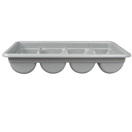 Hộp Đựng Dao Muỗng Nĩa 4 Ngăn Cambro 1120CBP180 Nhựa Màu Xám Nhạt