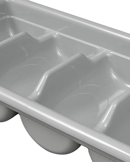 Hộp Đựng Dao Muỗng Nĩa 4 Ngăn Cambro 1120CBP180 Nhựa Màu Xám Nhạt
