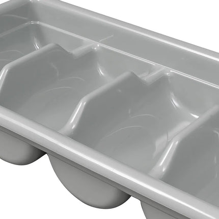 Hộp Đựng Dao Muỗng Nĩa 4 Ngăn Cambro 1120CBP180 Nhựa Màu Xám Nhạt