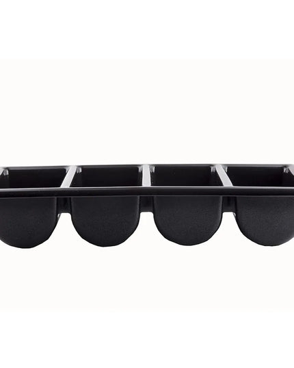 Hộp Đựng Dao Muỗng Nĩa 4 Ngăn Tablecraft 1524B Nhựa Màu Đen