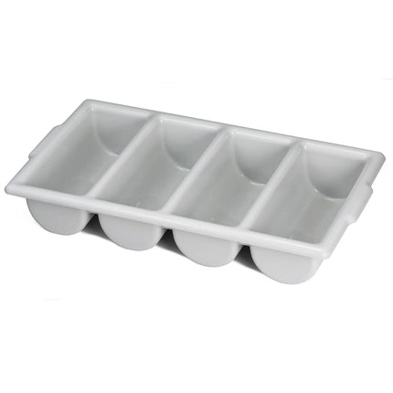 Hộp Đựng Dao Muỗng Nĩa 4 Ngăn Tablecraft 1524G Nhựa Màu Xám