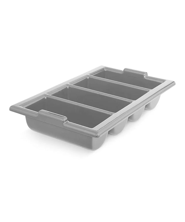 Hộp Đựng Dao Muỗng Nĩa 4 Ngăn Vollrath 1375-31 Nhựa Màu Xám