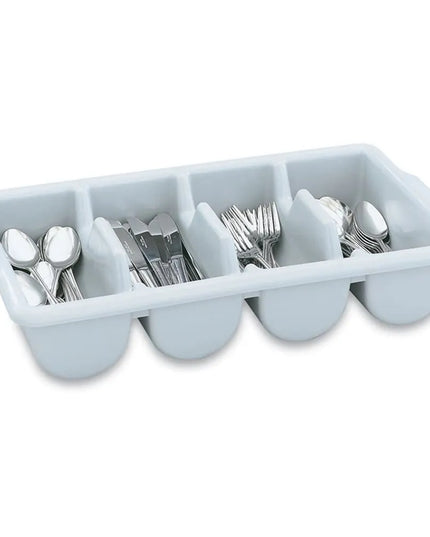 Hộp Đựng Dao Muỗng Nĩa 4 Ngăn Vollrath 1375-31 Nhựa Màu Xám