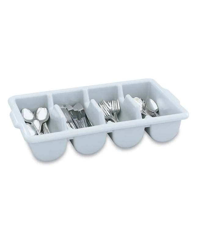 Hộp Đựng Dao Muỗng Nĩa 4 Ngăn Vollrath 52651 Nhựa Màu Xám