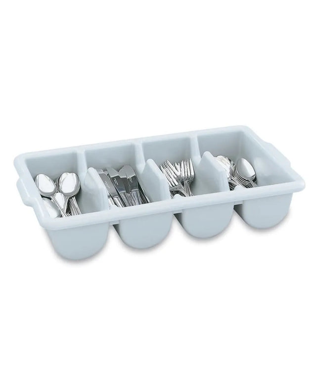Hộp Đựng Dao Muỗng Nĩa 4 Ngăn Vollrath 52654 Nhựa Màu Xám