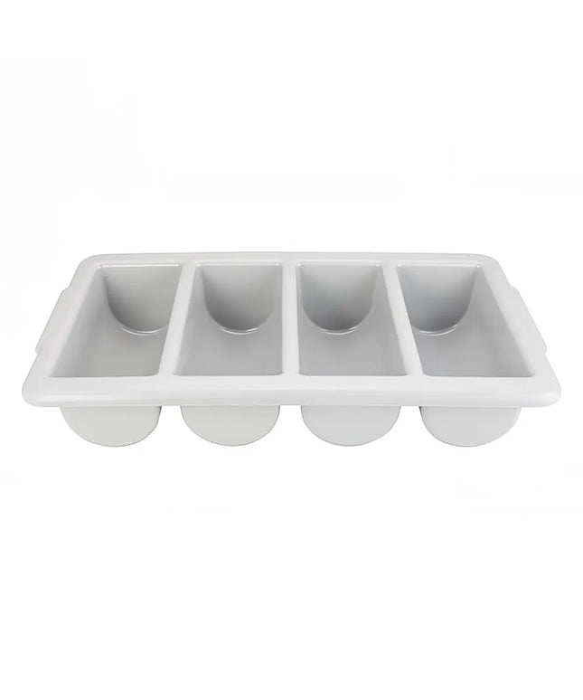 Hộp Đựng Dao Muỗng Nĩa 4 Ngăn Winco PL-4B Nhựa Màu Xám