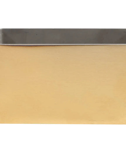 Hộp Đựng Đường Chữ Nhật American Metalcraft GSPH4 Thép Không Gỉ Màu Vàng