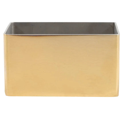 Hộp Đựng Đường Chữ Nhật American Metalcraft GSPH4 Thép Không Gỉ Màu Vàng