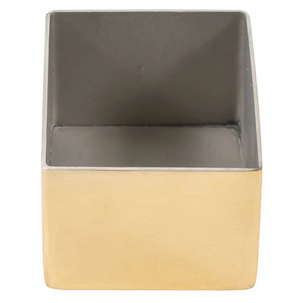 Hộp Đựng Đường Chữ Nhật American Metalcraft GSPH4 Thép Không Gỉ Màu Vàng