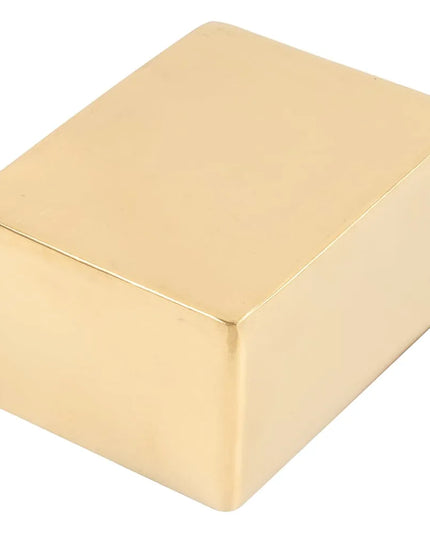 Hộp Đựng Đường Chữ Nhật American Metalcraft GSPH4 Thép Không Gỉ Màu Vàng