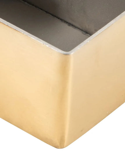 Hộp Đựng Đường Chữ Nhật American Metalcraft GSPH4 Thép Không Gỉ Màu Vàng