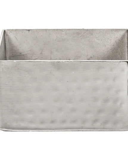 Hộp Đựng Đường Chữ Nhật American Metalcraft HMSPH4 Thép Không Gỉ Vân Gò Màu Bạc