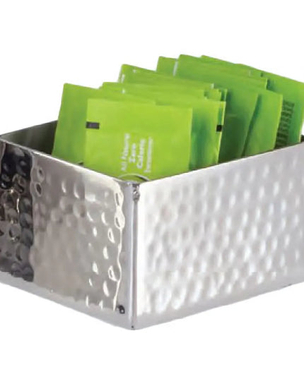 Hộp Đựng Đường Chữ Nhật American Metalcraft HMSPH4 Thép Không Gỉ Vân Gò Màu Bạc