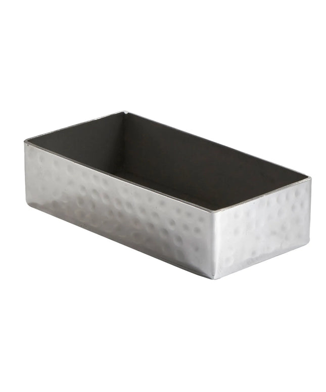 Hộp Đựng Đường Chữ Nhật American Metalcraft HMSPT3 Thép Không Gỉ Vân Gò Màu Bạc