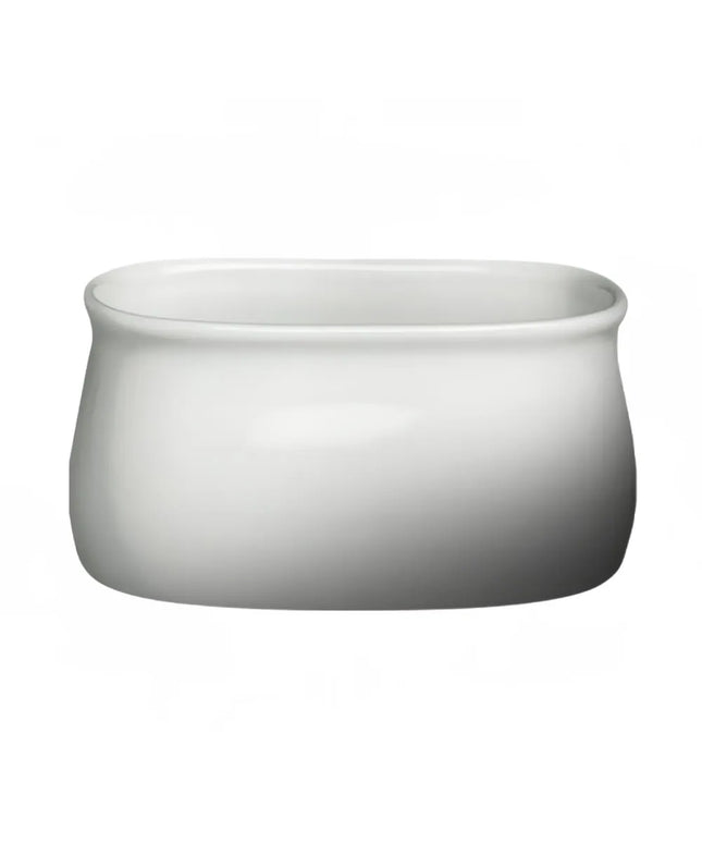 Hộp Đựng Đường Chữ Nhật Cameo China 610-66 Gốm Sứ Màu Trắng