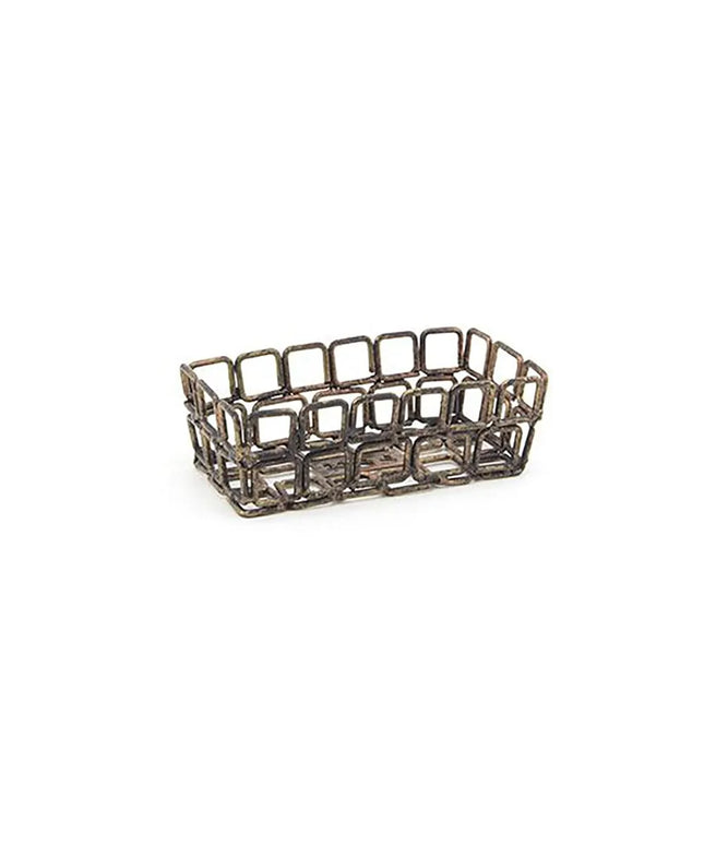 Hộp Đựng Đường Chữ Nhật Front Of The House BBK046GOI22 Sắt Màu Đồng
