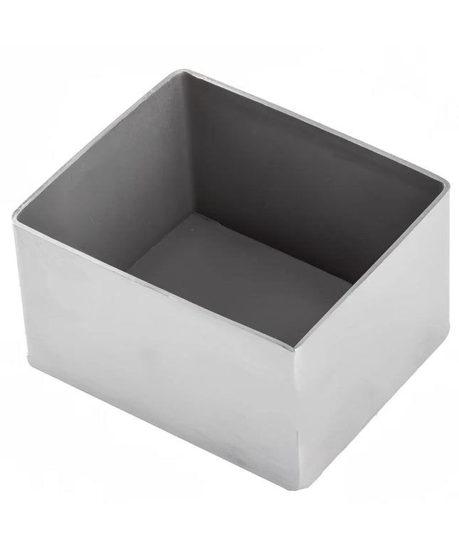 Hộp Đựng Đường Chữ Nhật Tablecraft 1157 Thép Không Gỉ Màu Bạc
