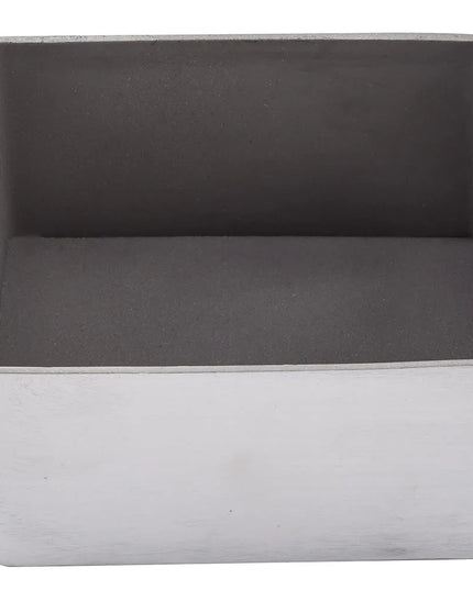 Hộp Đựng Đường Chữ Nhật Tablecraft 1157 Thép Không Gỉ Màu Bạc