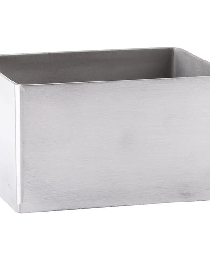 Hộp Đựng Đường Chữ Nhật Tablecraft 1157 Thép Không Gỉ Màu Bạc