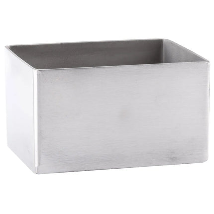 Hộp Đựng Đường Chữ Nhật Tablecraft 1157 Thép Không Gỉ Màu Bạc