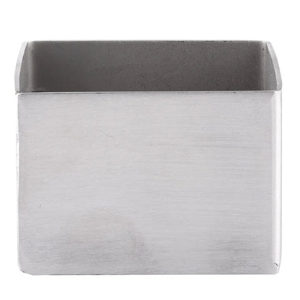 Hộp Đựng Đường Chữ Nhật Tablecraft 1157 Thép Không Gỉ Màu Bạc
