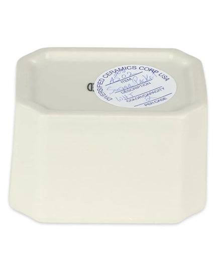 Hộp Đựng Đường Diversified Ceramics DC20S Hình Chữ Nhật - Gốm, Trắng