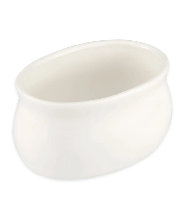 Hộp Đựng Đường Libbey 905356113 Hình Oval - Sứ, Trắng