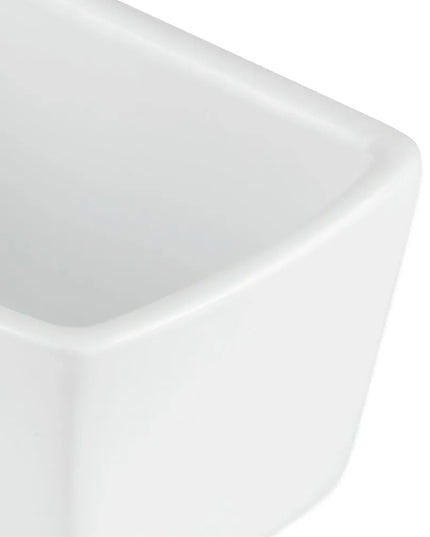 Hộp Đựng Đường Libbey 911194504 Hình Chữ Nhật - Sứ, Aluma White
