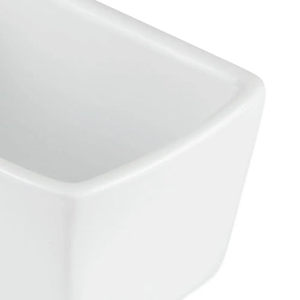 Hộp Đựng Đường Libbey 911194504 Hình Chữ Nhật - Sứ, Aluma White