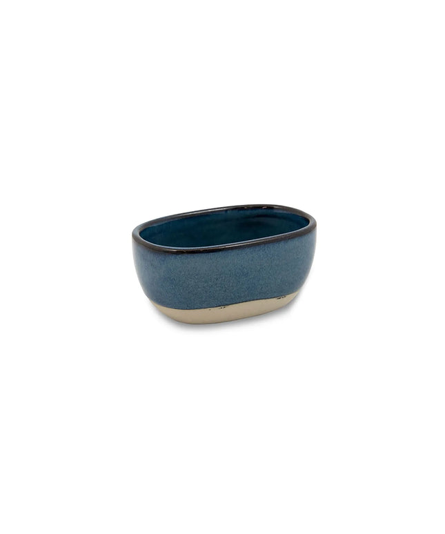 Hộp Đựng Đường Oval Front of the House TSH010BLP22 Sứ Màu Indigo