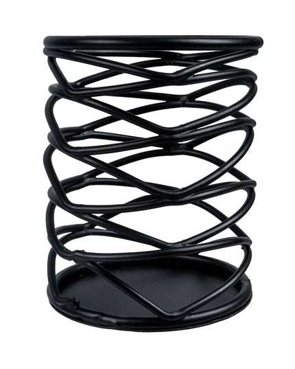 Hộp Đựng Đường Tròn Tablecraft BK155 Kim Loại Màu Đen