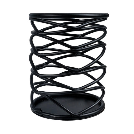 Hộp Đựng Đường Tròn Tablecraft BK155 Kim Loại Màu Đen