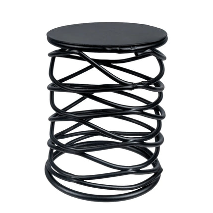 Hộp Đựng Đường Tròn Tablecraft BK155 Kim Loại Màu Đen