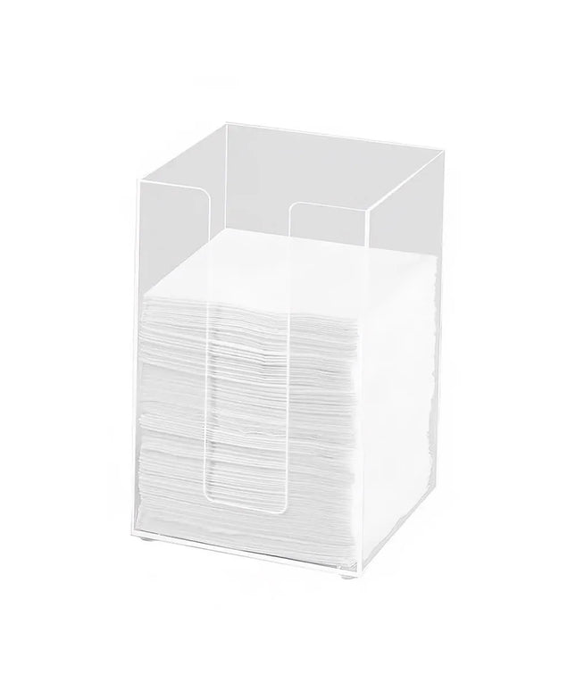 Hộp Đựng Khăn Ăn Cal-Mil 635-12 Vuông 14 cm Cho Khăn 12.7 cm, Nhựa Acrylic Trong Suốt